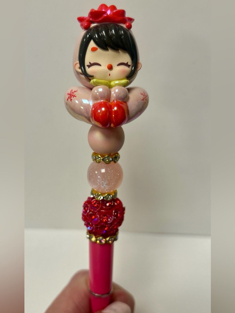 Skull Panda Flower fairy Elf Hand Made Pen